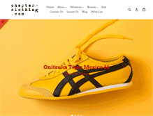 Tablet Screenshot of chapter-clothing.com